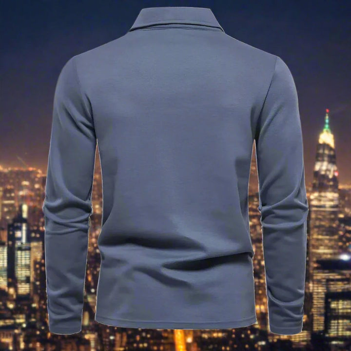 Derek™ | Premium Poloshirt voor Koude Dagen