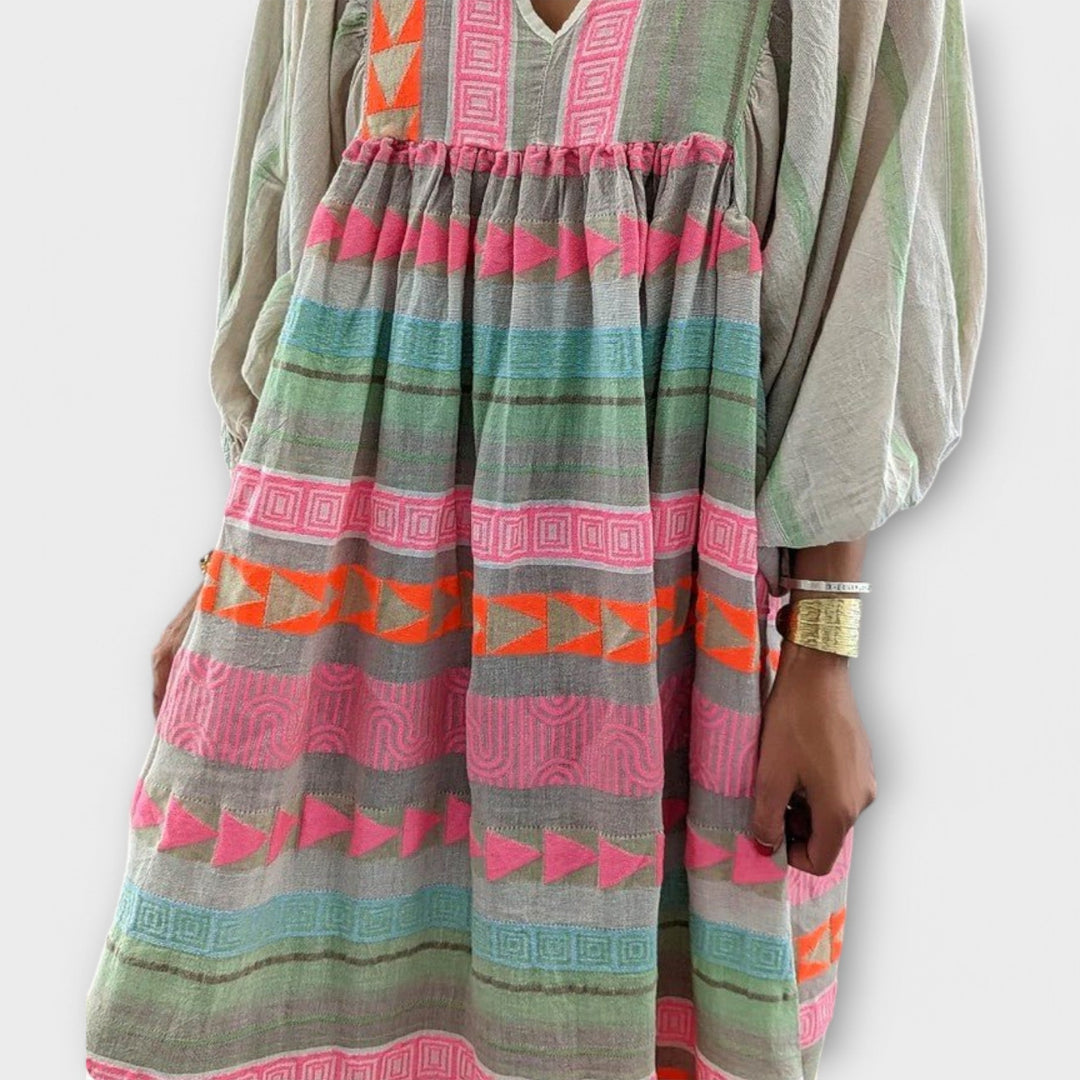 Dana™ | Colorful A-line Dress