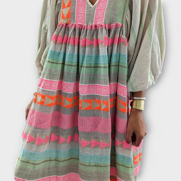 Dana™ | Colorful A-line Dress