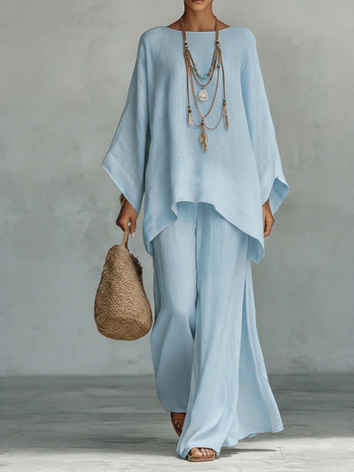 Celeste™ | Elegant Linen Two-Piece Set