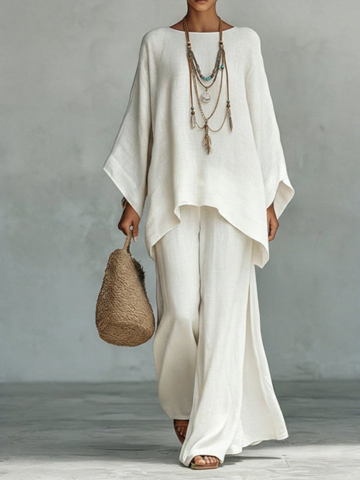 Celeste™ | Elegant Linen Two-Piece Set