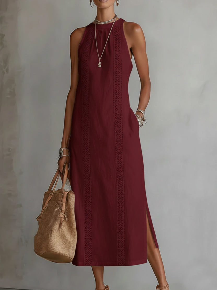 JIMENA | MIDI DRESS MADE OF LINEN