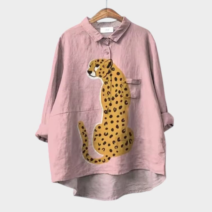 Rosa™ | Elegant Oversized Floral Blouse