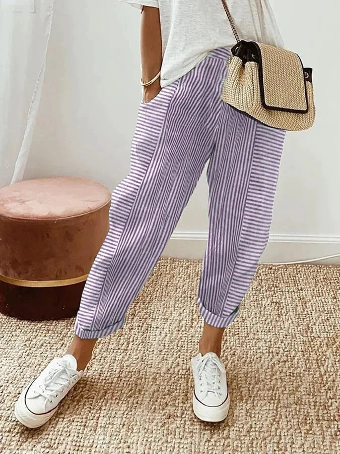 Vaelora™ | Striped Lounge Trousers