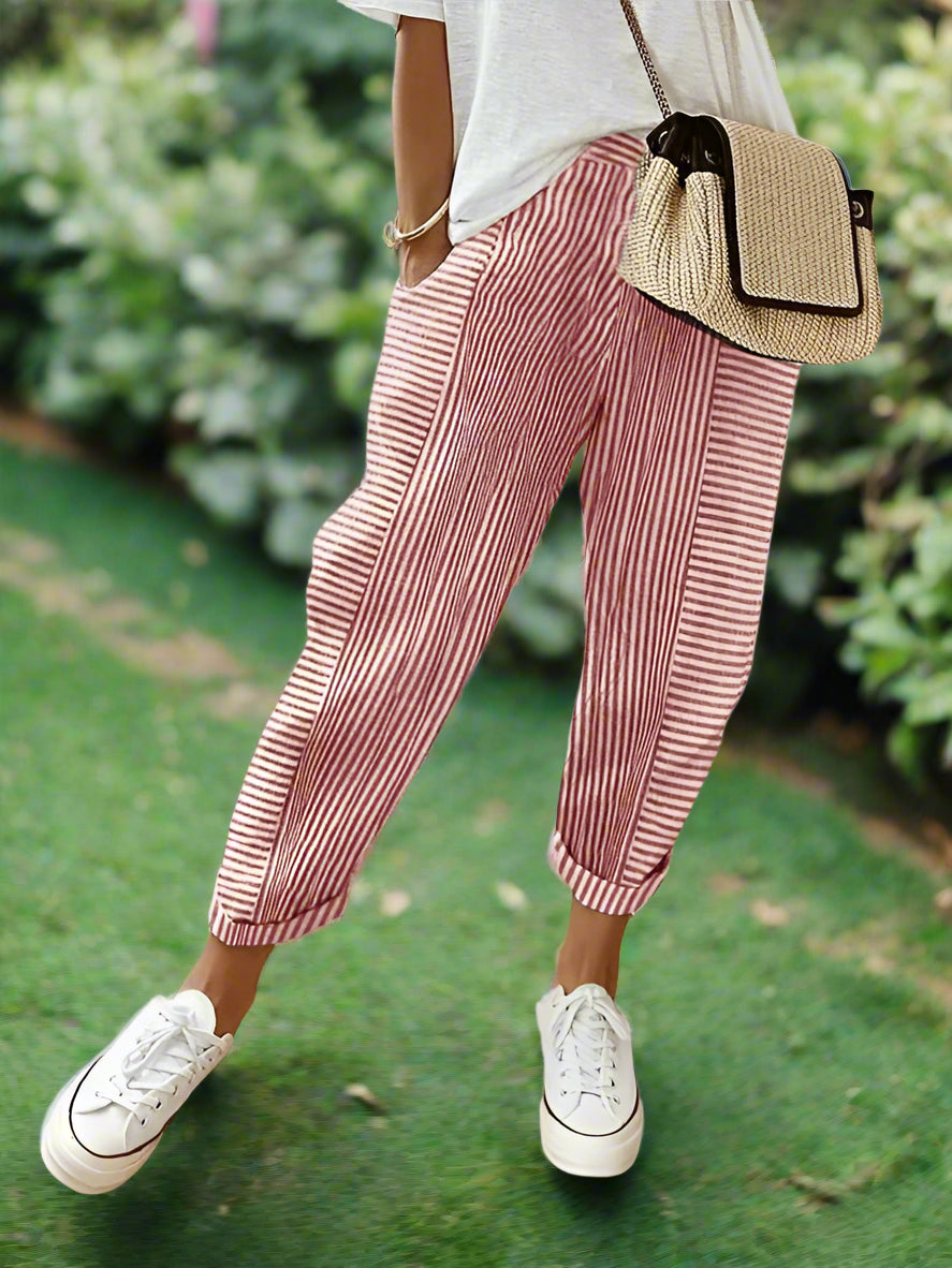 Delice™ | Timeless Striped Pants