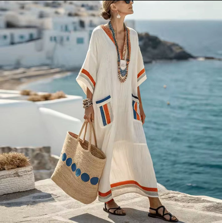 Mary™ - Long Beach Dress for a Stylish Summer Look