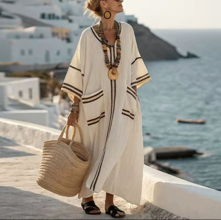 Mary™ - Long Beach Dress for a Stylish Summer Look