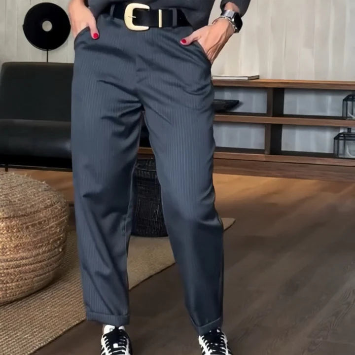 Yavessa™ | Straight Fit High Waist Trouser