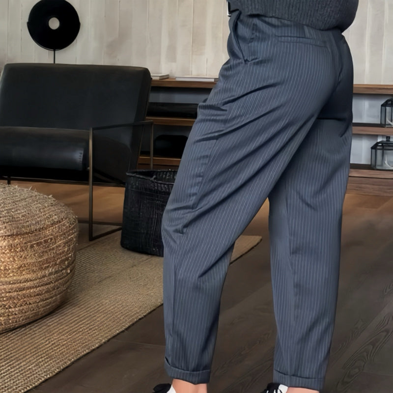 Yavessa™ | Straight Fit High Waist Trouser