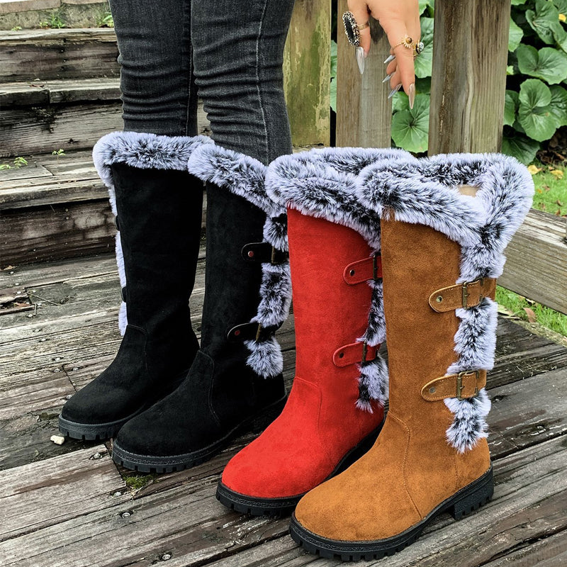 Mareselle™ |  Thick Winter Boots with Mid Shaft