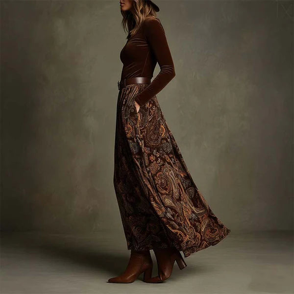 Mirelyn™ | Elegant Top and Maxi Skirt