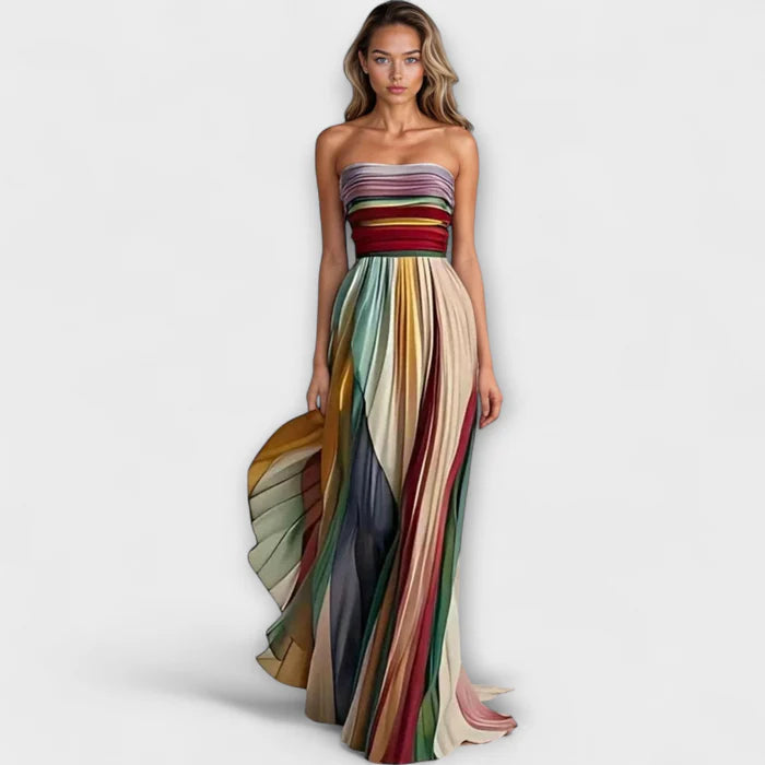 Nelina™ |  Rainbow Flow Maxi Dress