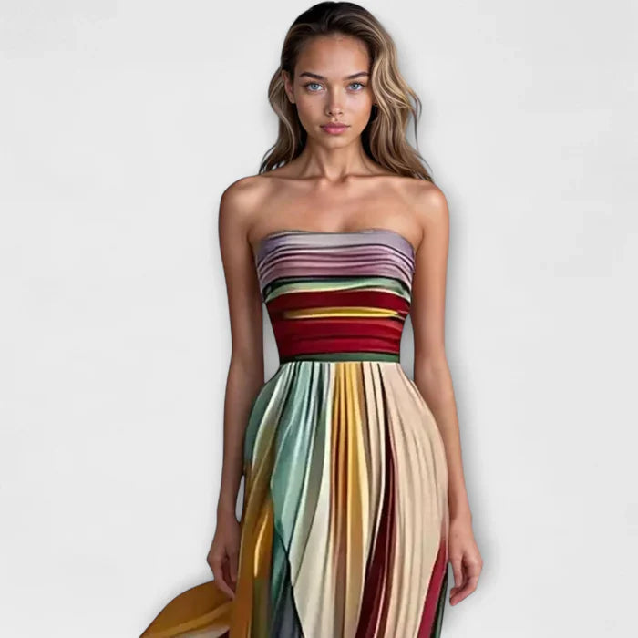 Nelina™ |  Rainbow Flow Maxi Dress