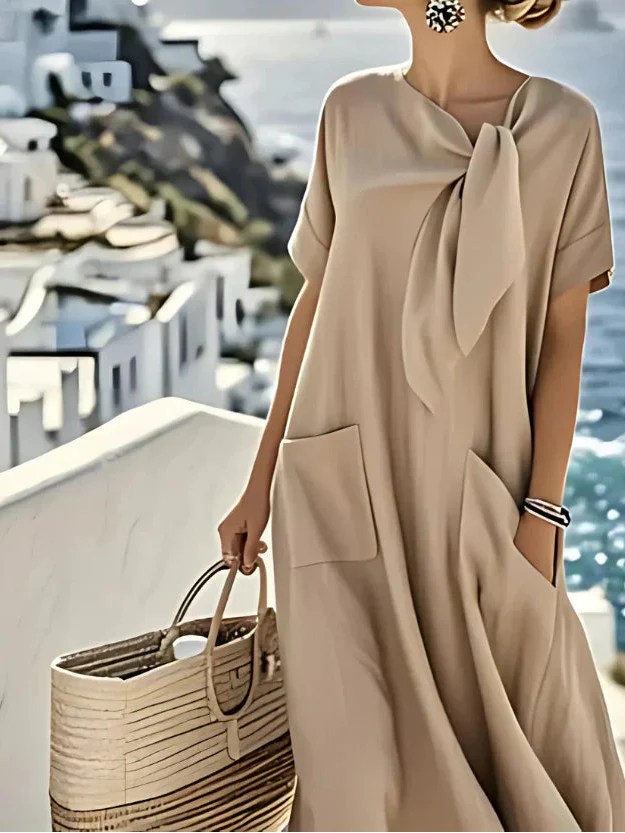 Fleur™ - Elegant Dress with Pockets