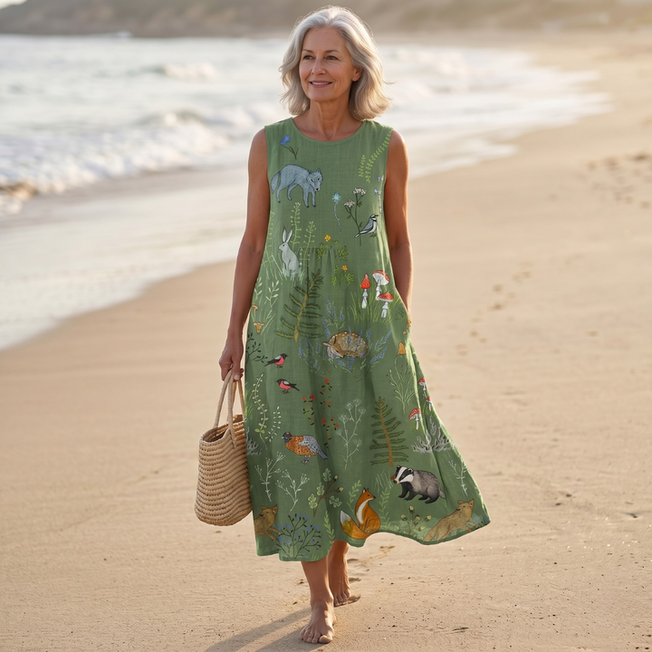 Arabella | Artistic Printed Dress