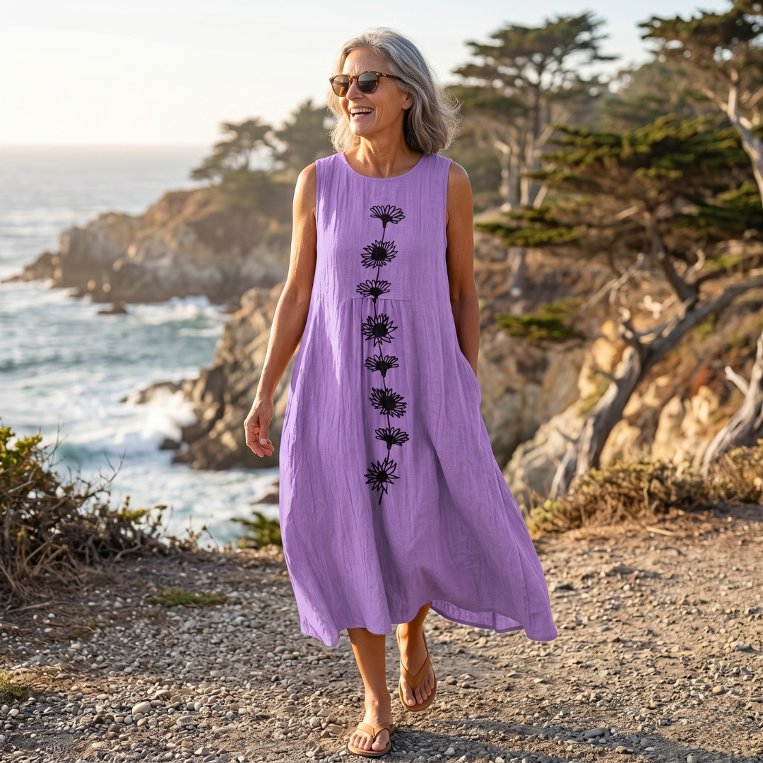 Sienna | Sleeveless Midi Dress