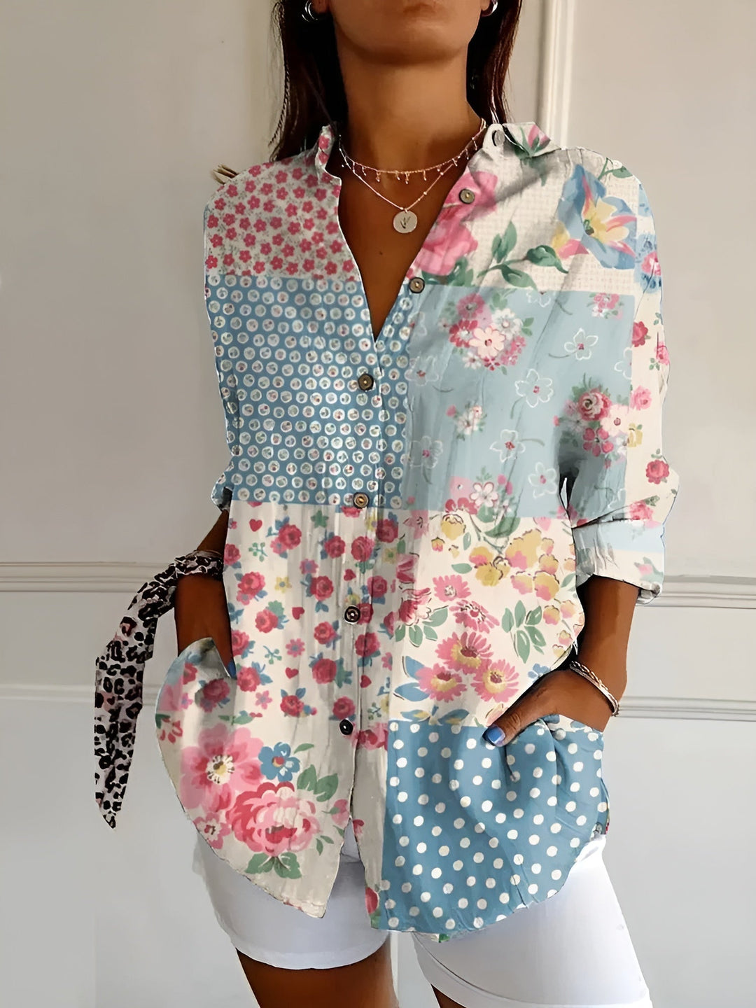 Kaitlyn™ | Fluid Floral Blouse
