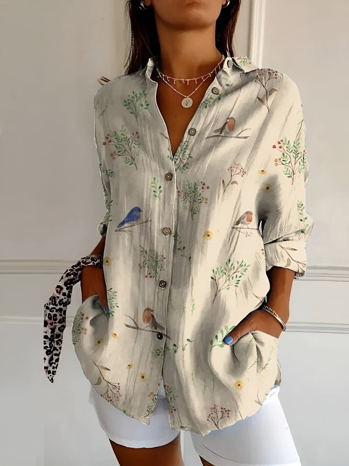 Kaitlyn™ | Fluid Floral Blouse