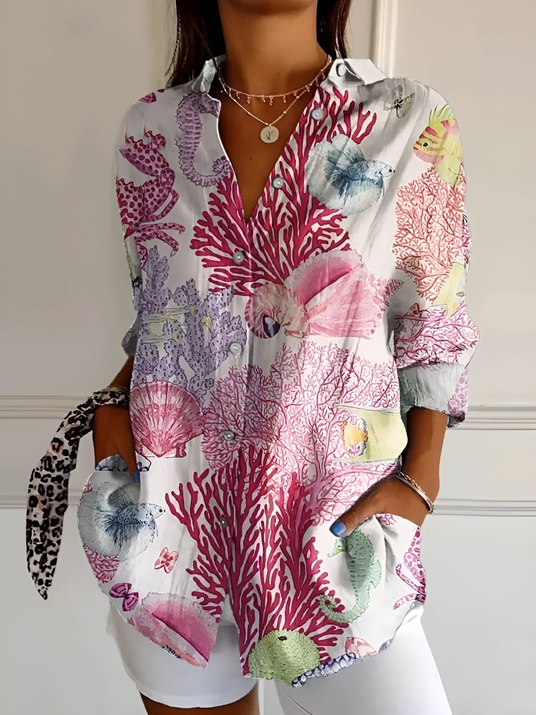 Kaitlyn™ | Fluid Floral Blouse