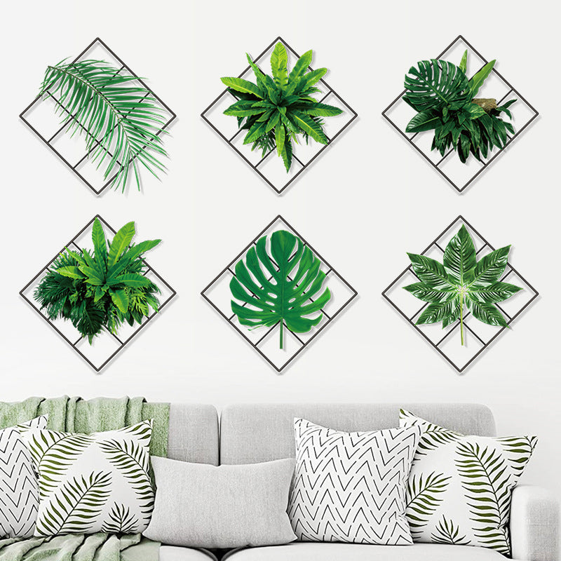 NatuurOase™ - 3D Groene Plant Muursticker