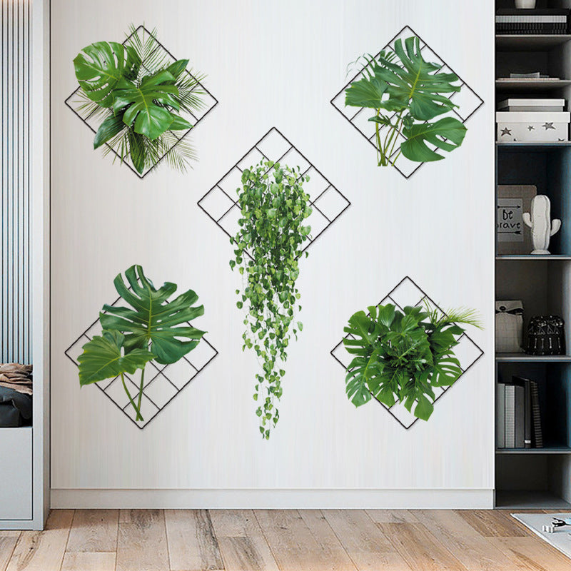 NatuurOase™ - 3D Groene Plant Muursticker