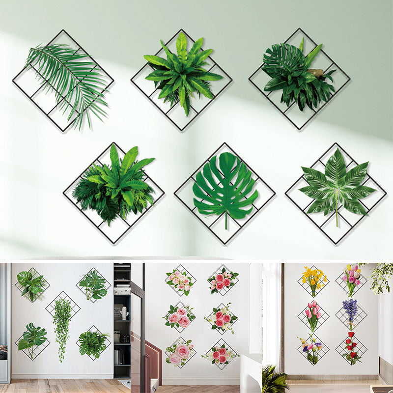 NatuurOase™ - 3D Groene Plant Muursticker