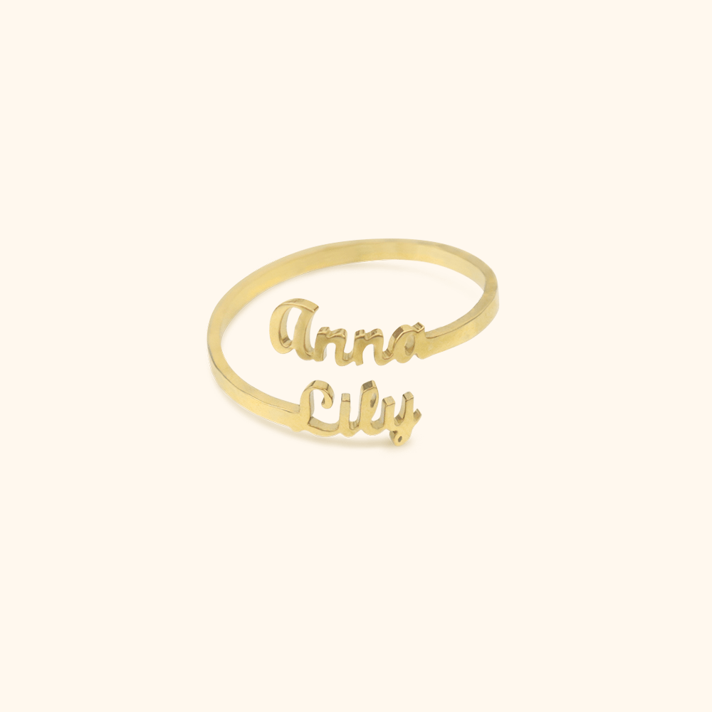 LYNN & CO™ - Gepersonaliseerde naamring