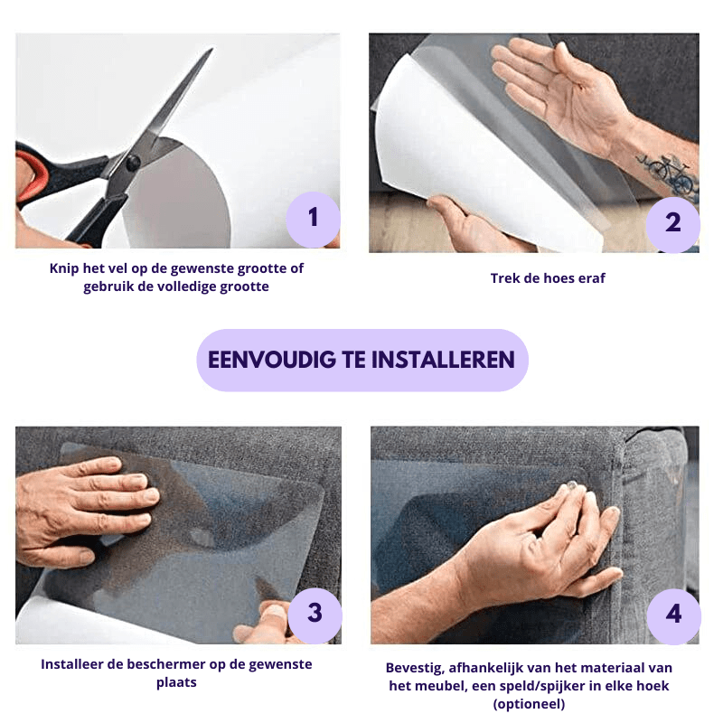 LYNN & CO | ScratchGuard™ - Meubilair Beschermende Vellen
