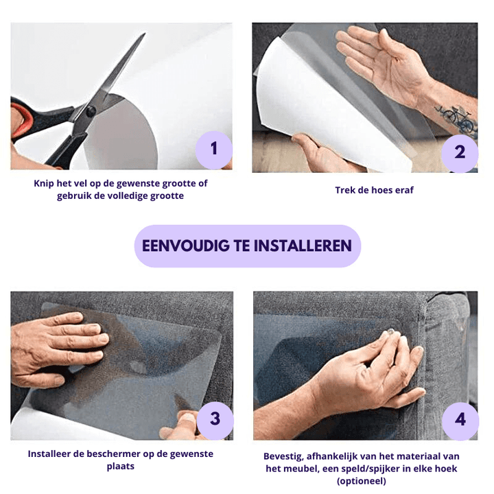 LYNN & CO | ScratchGuard™ - Meubilair Beschermende Vellen