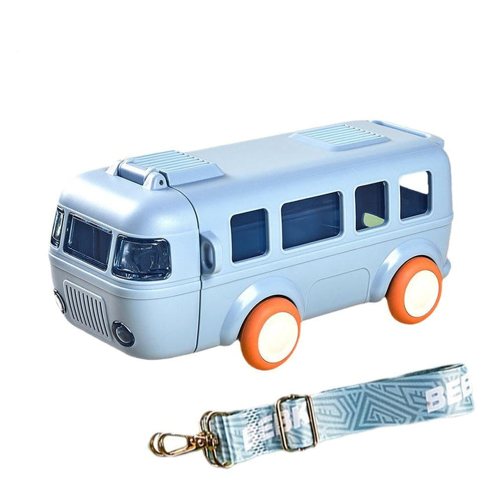 BusBottle™ - Bus gevormde water fles + draagriem!