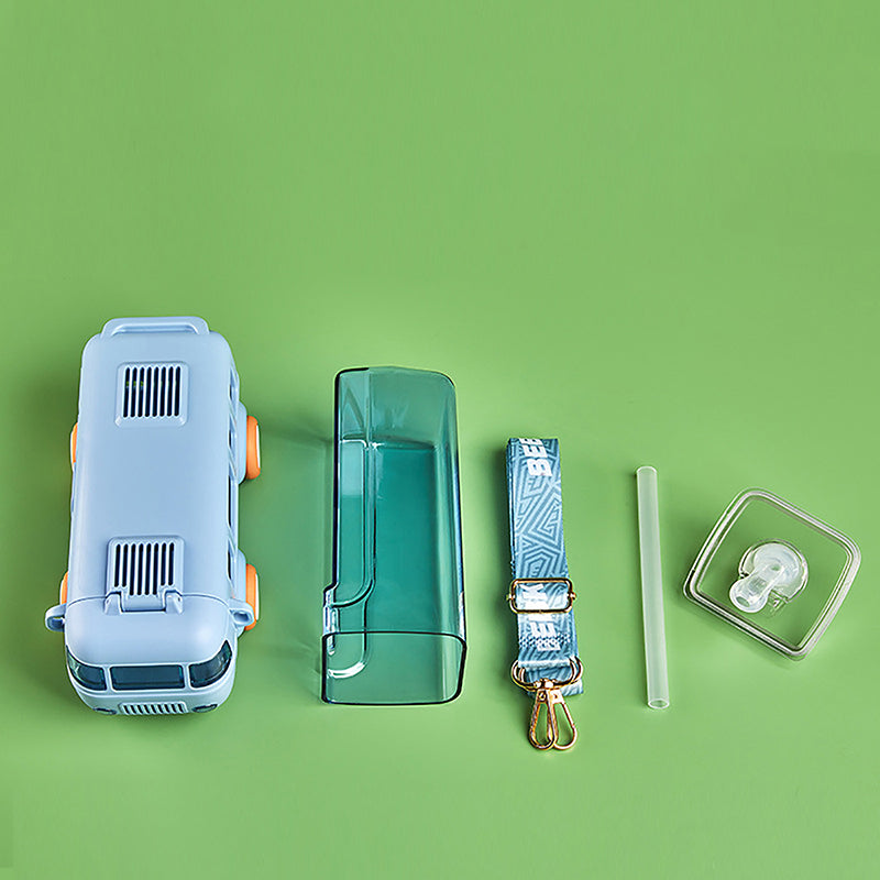 BusBottle™ - Bus gevormde water fles + draagriem!