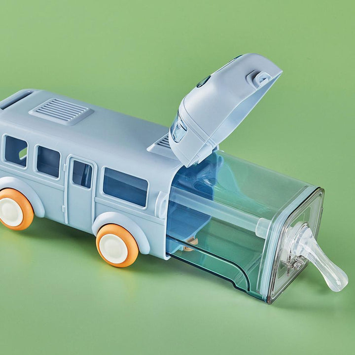 BusBottle™ - Bus gevormde water fles + draagriem!