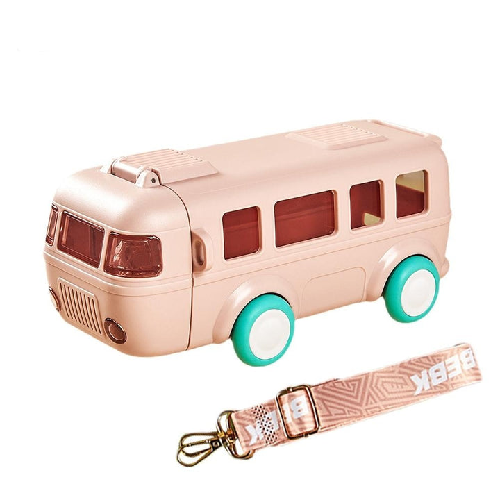 BusBottle™ - Bus gevormde water fles + draagriem!