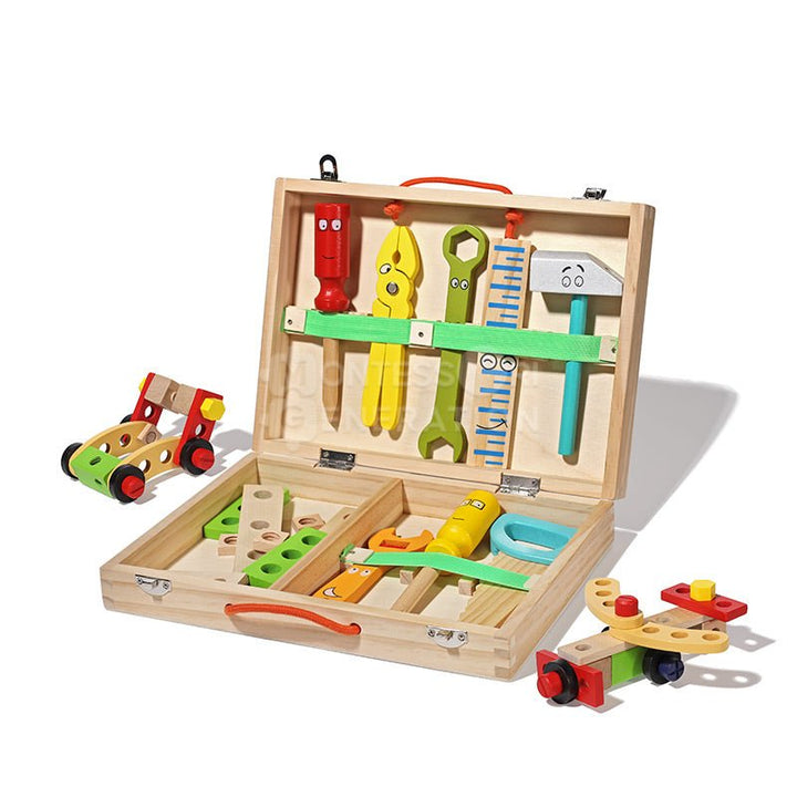KlusKist™: Leerzame Houten Toolbox