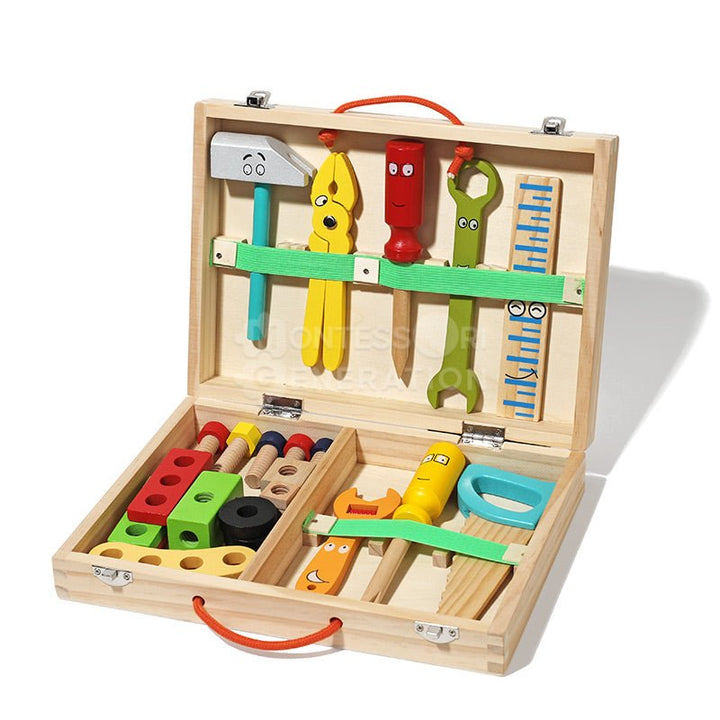 KlusKist™: Leerzame Houten Toolbox