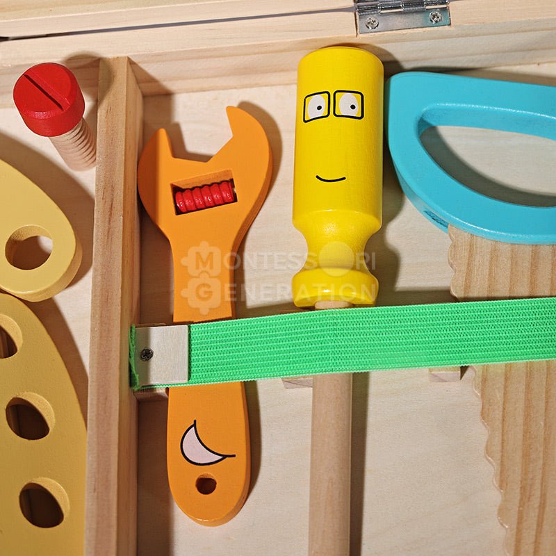 KlusKist™: Leerzame Houten Toolbox