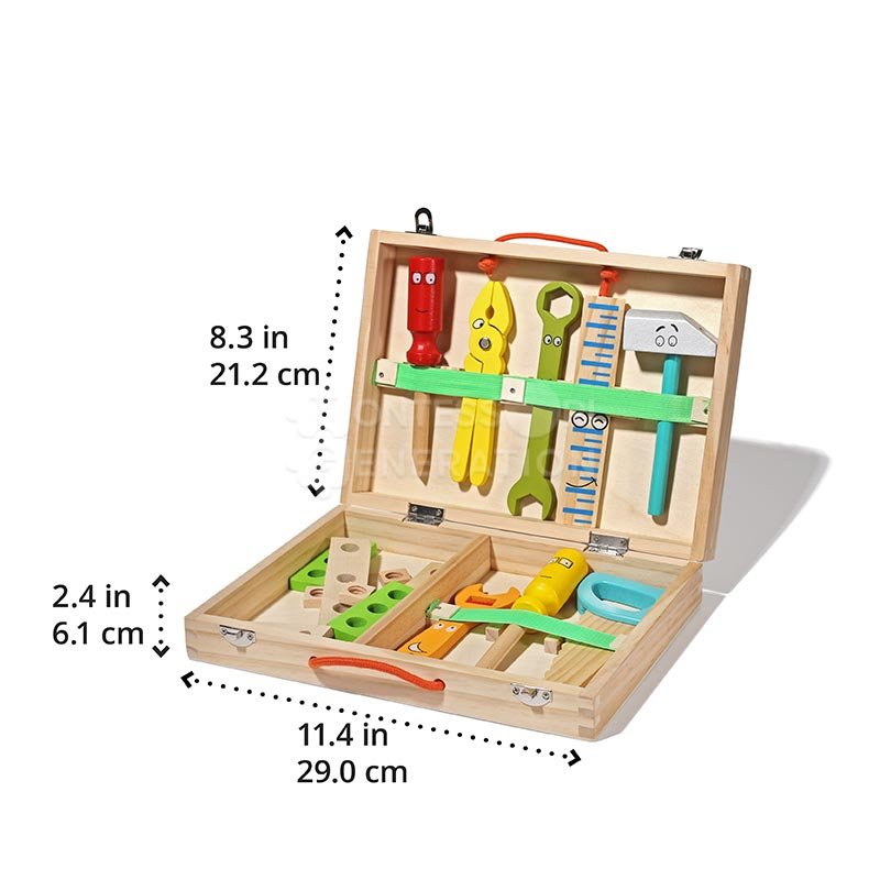 KlusKist™: Leerzame Houten Toolbox