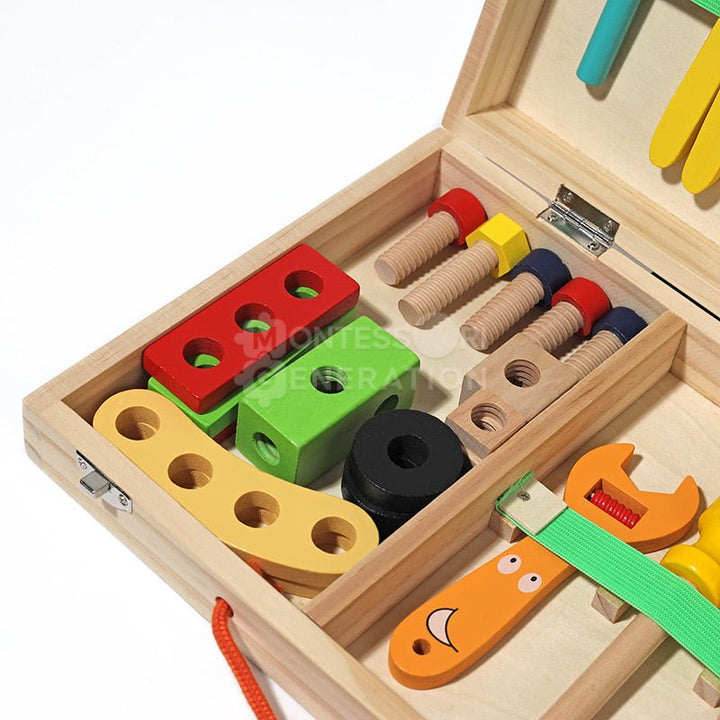 KlusKist™: Leerzame Houten Toolbox