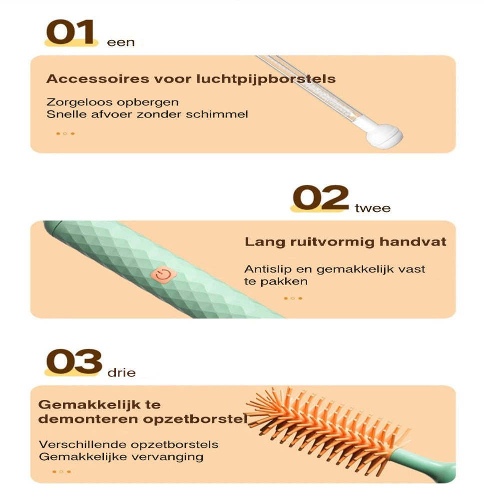 SparkleClean™ Elektrische flessenreiniger