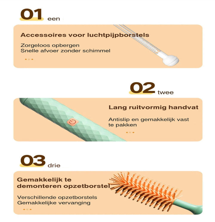 SparkleClean™ Elektrische flessenreiniger