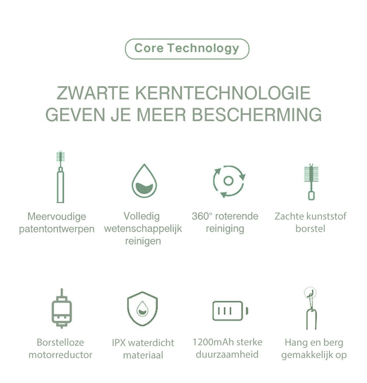 SparkleClean™ Elektrische flessenreiniger